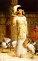 Edwin Longsden Long - Alethe Attendant of the Sacred Ibis in the Temple of Isis at